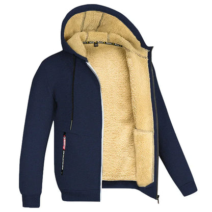 Hoodie doux d'hiver en laine mérinos
