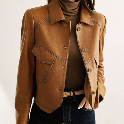 Veste en cuir élégante pour femme Lucille Design