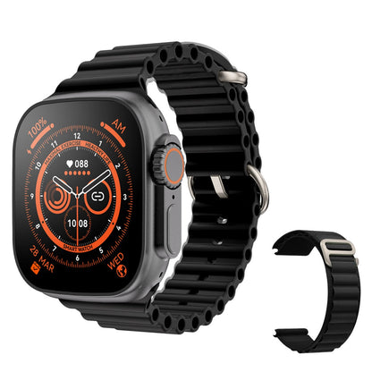 Montre connectée Série 8 - Compatible iPhone et Android - 2 bracelets inclus