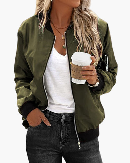 Blouson aviateur tendance style streetwear