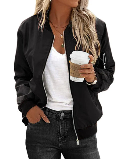 Élégante veste bomber homme classique avec poches