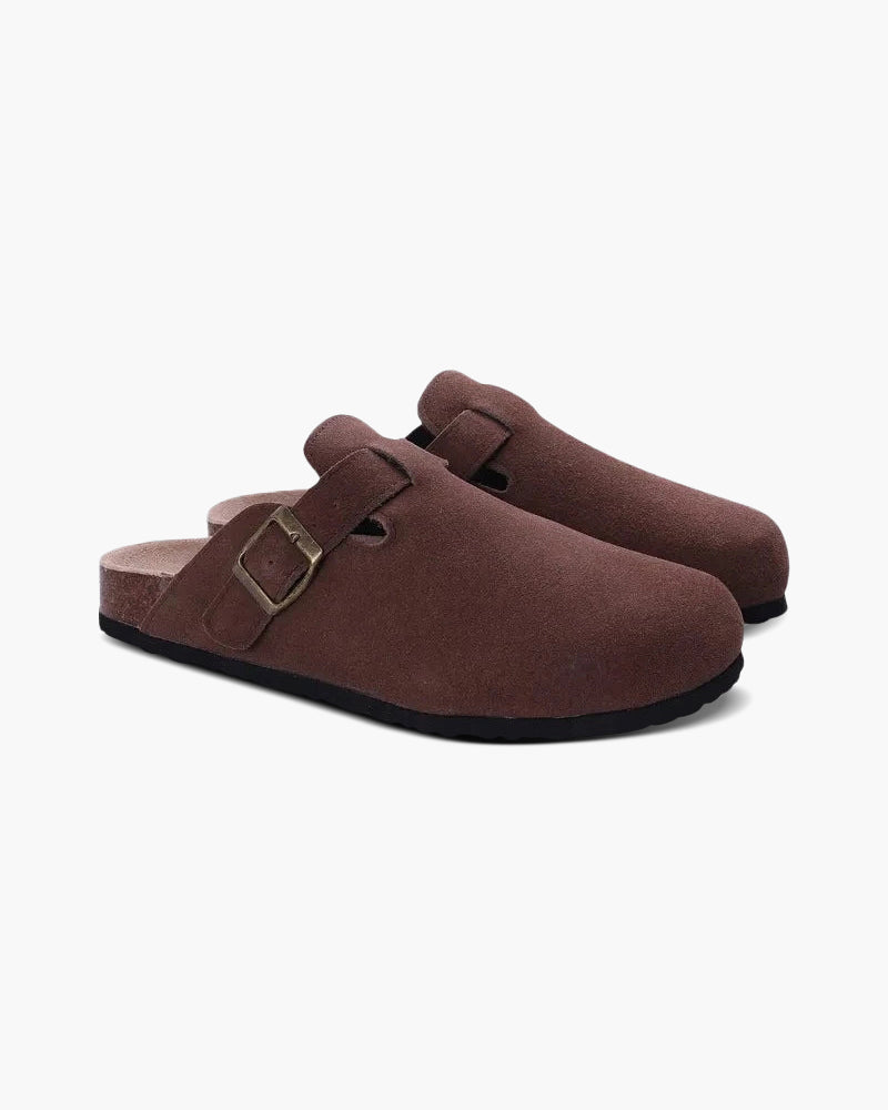 Sabots en bois pour hommes en cuir confortables