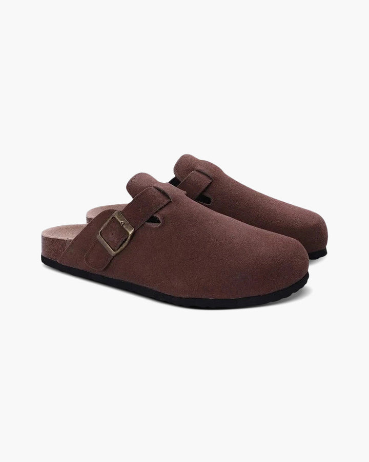 Sabots en bois pour hommes en cuir confortables