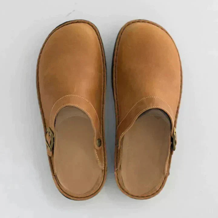 Retro Clogs Herren Mules Bequem - IdealeKleiden