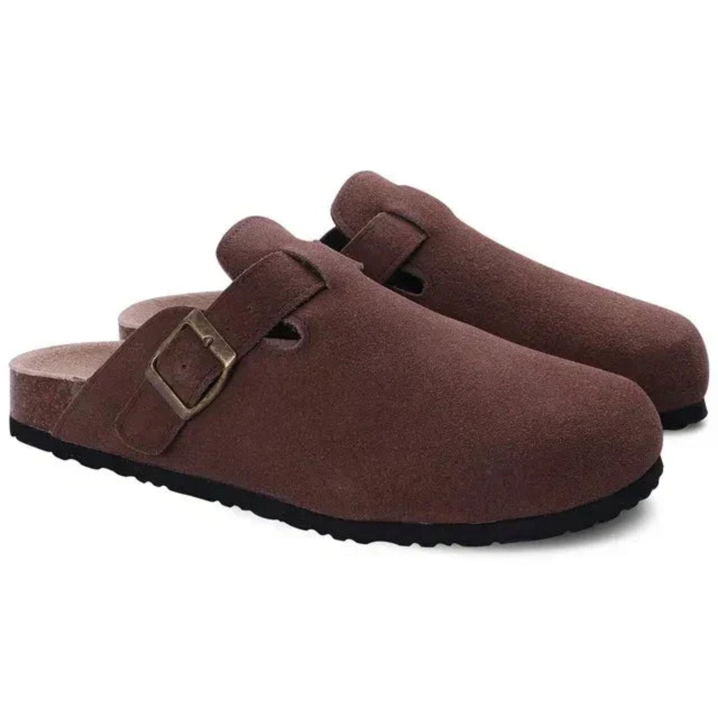 Sabots confortables pour hommes en daim