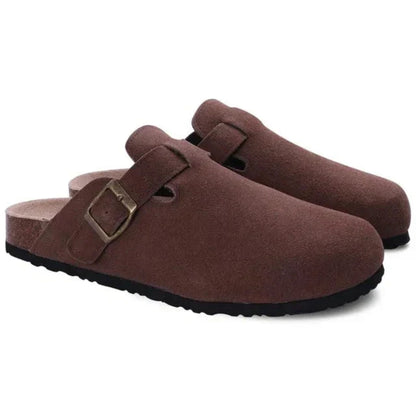 Sabots confortables pour hommes en daim