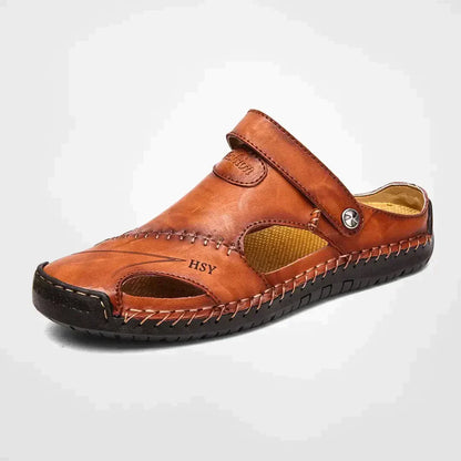 Clogs confortables en cuir pour hommes