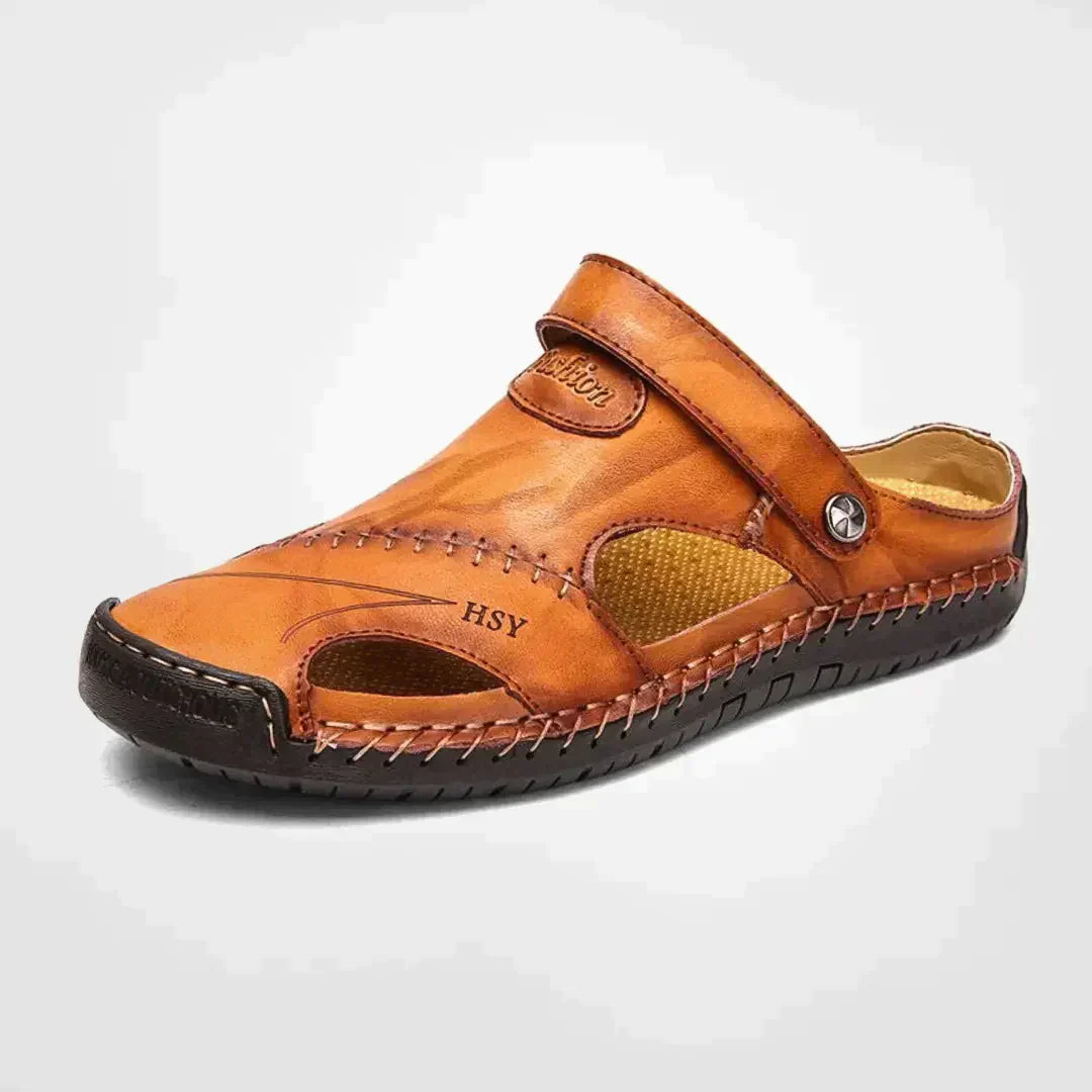 Clogs confortables en cuir pour hommes