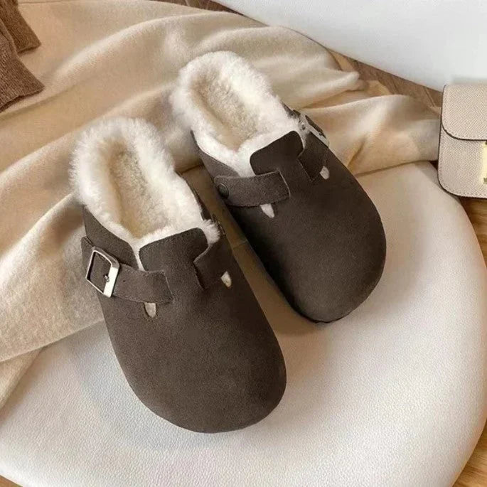 Mules homme Daim Sabots Confortables