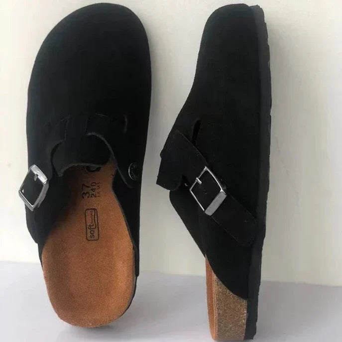 Mules homme Daim Sabots Confortables