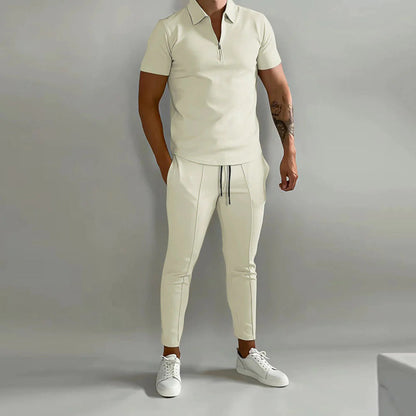 Ensemble d'été deux pièces élastique pour hommes