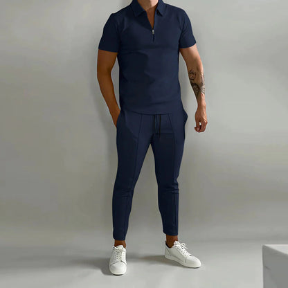 Ensemble d'été deux pièces élastique pour hommes
