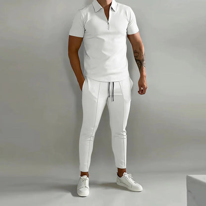 Ensemble d'été deux pièces élastique pour hommes