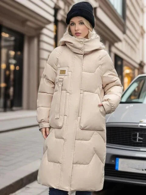 Veste d'hiver classique pour femme, chaude et isolée