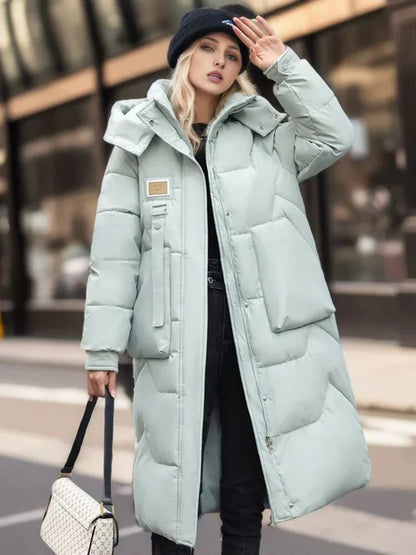 Veste d'hiver classique pour femme, chaude et isolée