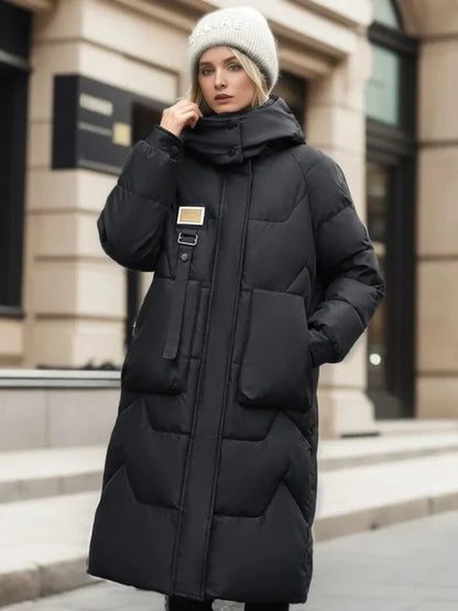 Veste d'hiver classique pour femme, chaude et isolée