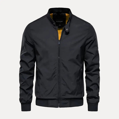 Blouson aviateur tendance style col montant