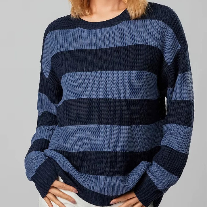Pull-over rayé tendance