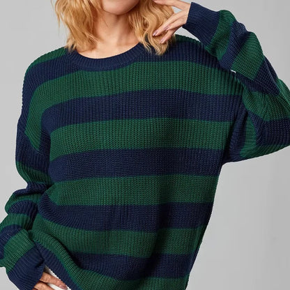 Pull-over rayé tendance