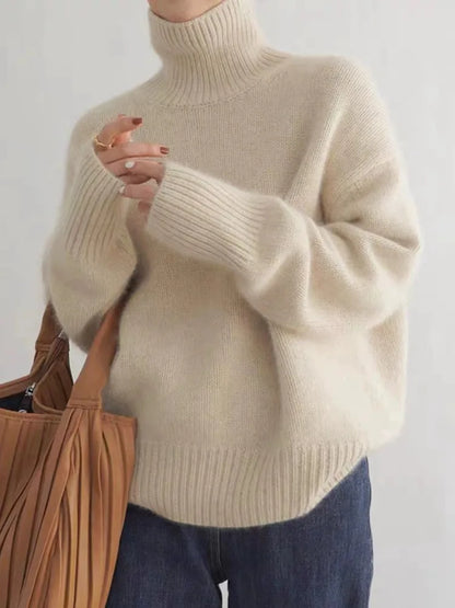 Pulls élégants à col roulé pour femmes