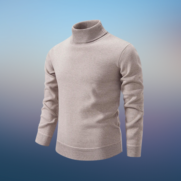Weicher Rollkragenpullover Seidenwolle Elegant - IdealeKleiden