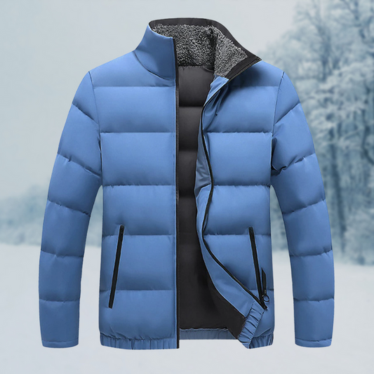 Herrenjacke Modern Lederlook - IdealeKleiden