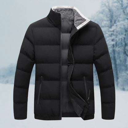 Veste Homme Aspect Cuir Moderne