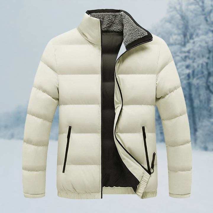 Veste Homme Aspect Cuir Moderne