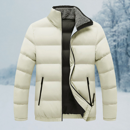 Veste Homme Aspect Cuir Moderne