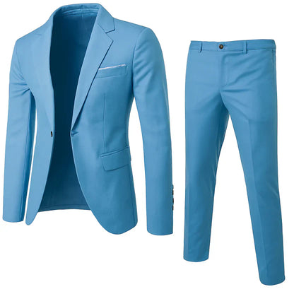 Costume élégant deux pièces pour homme