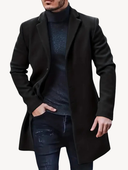 Trench-coat classique sur mesure mi-long