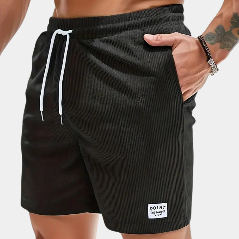 Elastische Herren-Shorts Cord Freizeit - IdealeKleiden