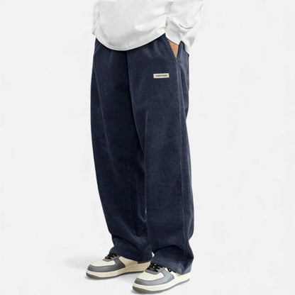 Pantalon en velours côtelé homme Coupe confortable et décontractée