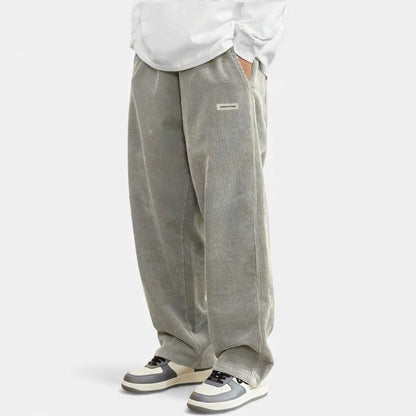 Pantalon en velours côtelé homme Coupe confortable et décontractée