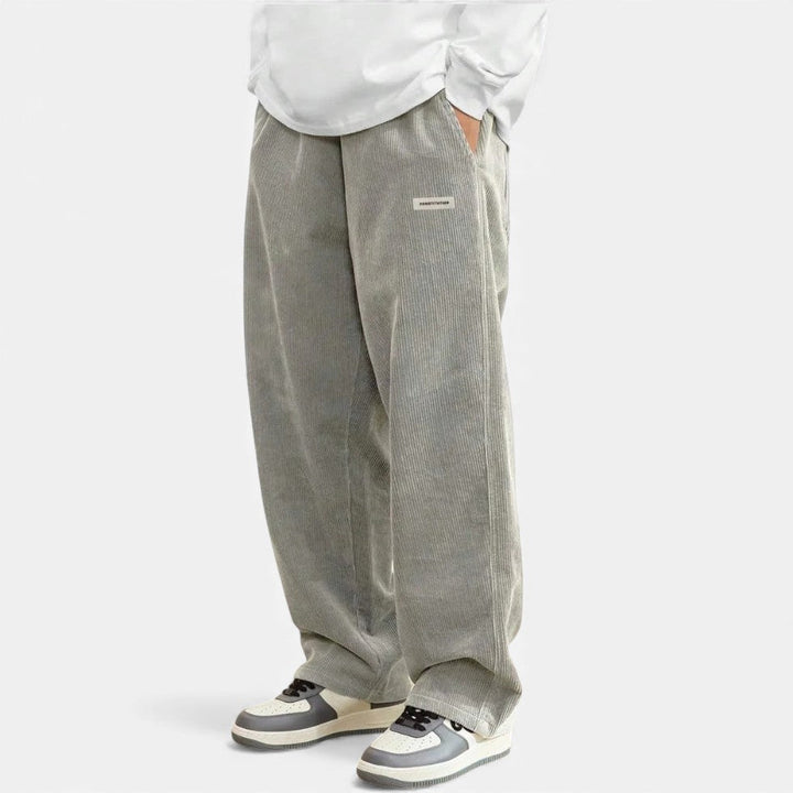 Pantalon en velours côtelé homme Coupe confortable et décontractée