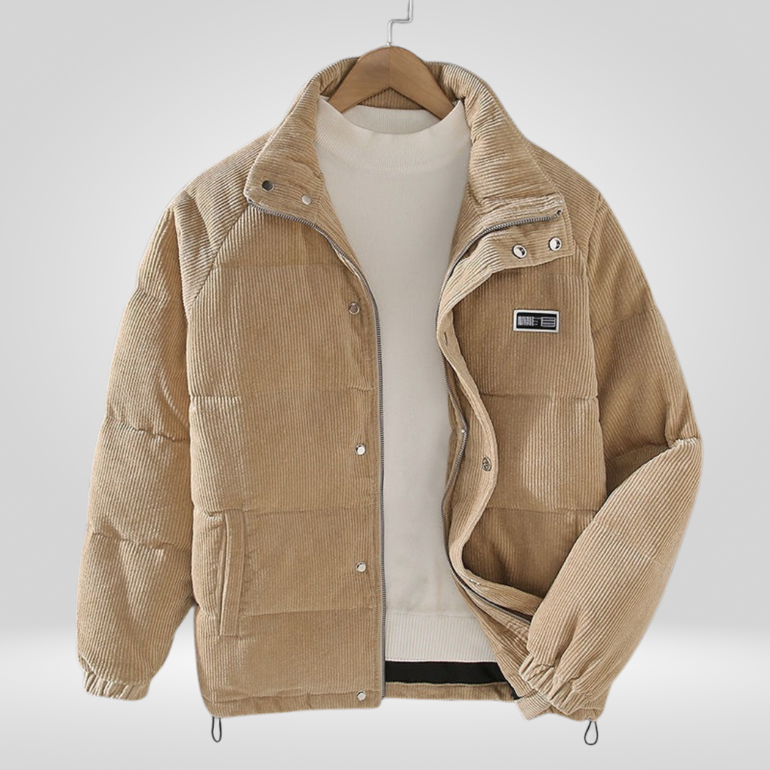 Doudoune chaude pour homme, hiver, fermeture éclair