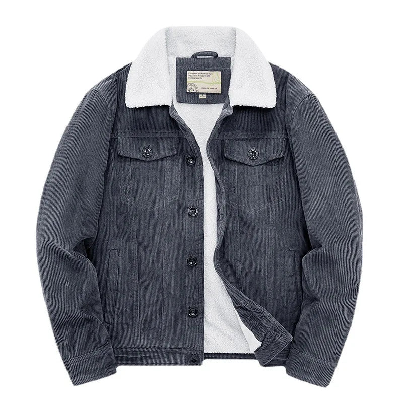Veste d'hiver pour homme Sherpa Polaire Chaude