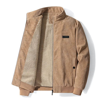 Veste d'hiver pour hommes Doublure chaude en polaire sherpa