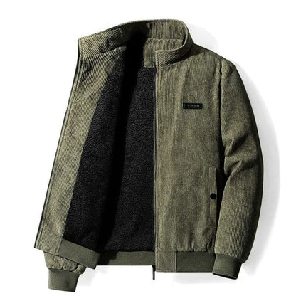 Veste d'hiver pour hommes Doublure chaude en polaire sherpa