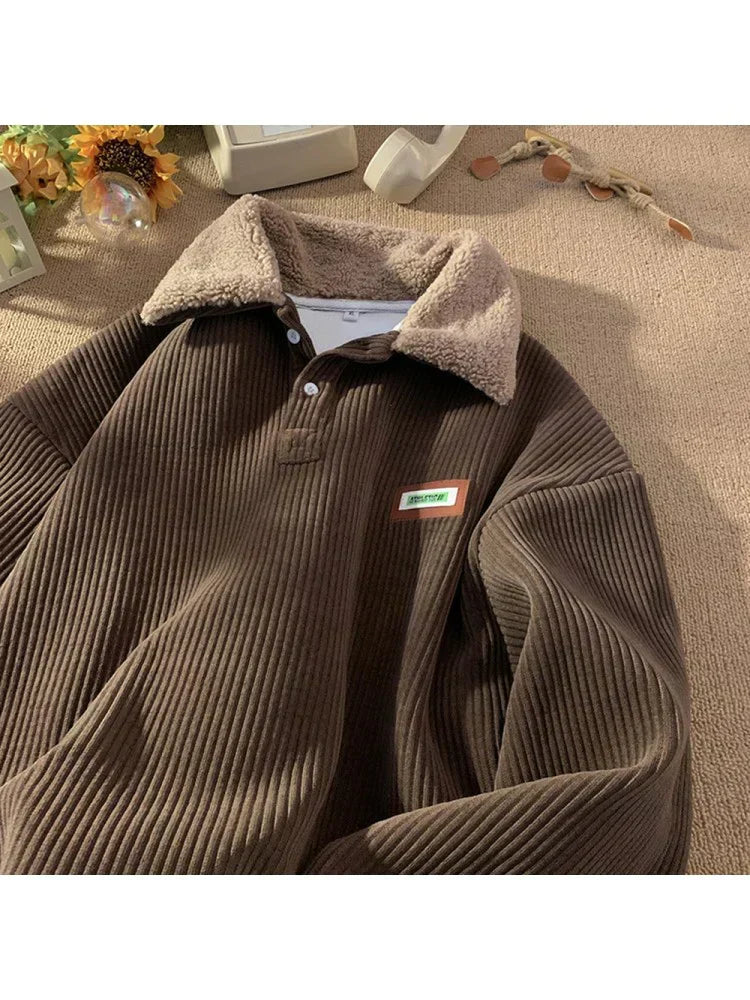 Pull-over chaud classique pour homme