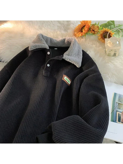 Pull-over chaud classique pour homme