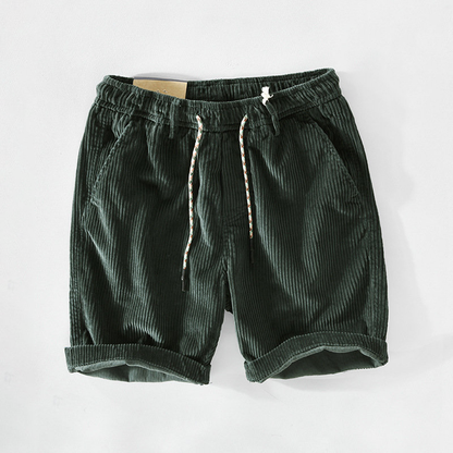 Shorts en velours côtelé d'été confortables pour hommes