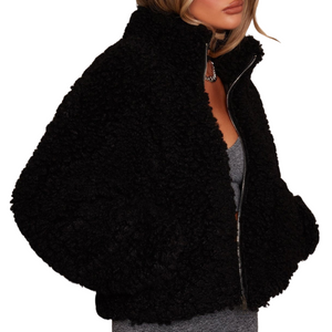 Weiche Teddyjacke Damen Soft - IdealeKleiden