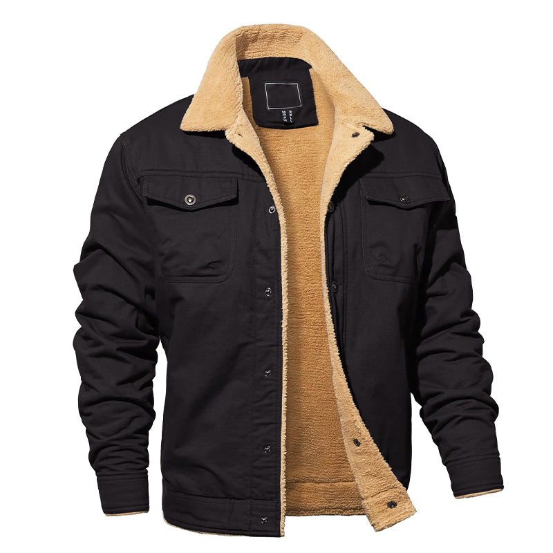 Veste cargo polaire isolée pour homme