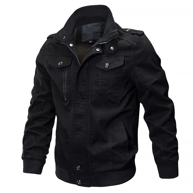 Blouson aviateur homme style militaire