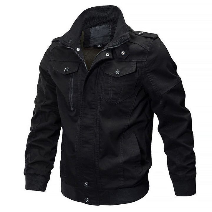 Blouson aviateur homme style militaire