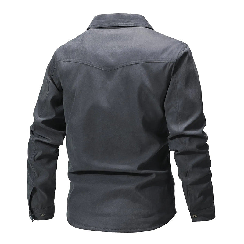 Herren Flanell Hemdjacke Warm Gefüttert - IdealeKleiden