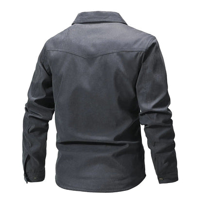 Herren Flanell Hemdjacke Warm Gefüttert - IdealeKleiden