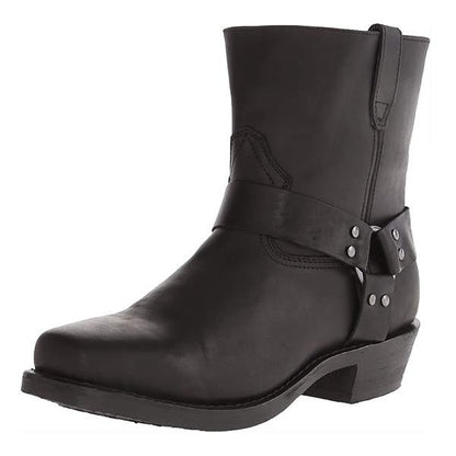 Bottes western homme mi-mollet pointues