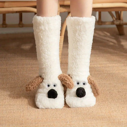 Weiche Wintersocken mit Tiermotiv für Kinder & Erwachsene - IdealeKleiden